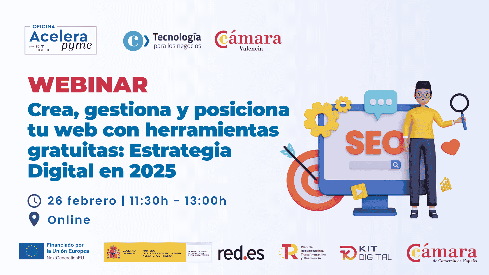 Crea, gestiona y posiciona tu web con herramientas gratuitas: Estrategia Digital en 2025