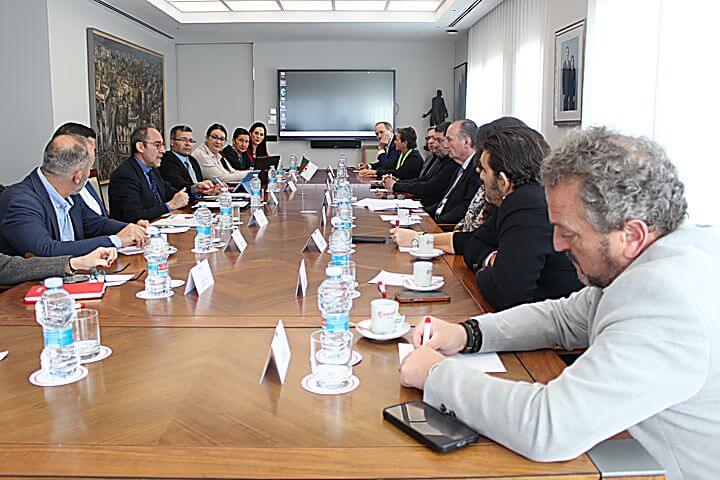 Fotonoticia: Trobada de treball amb representants de l’Oficina econòmica i comercial d’Espanya a Algèria